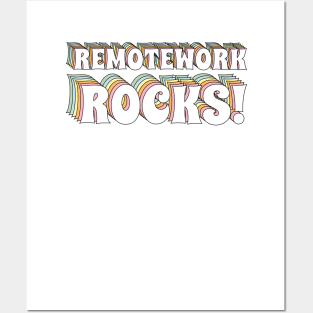 Remotework rocks Posters and Art